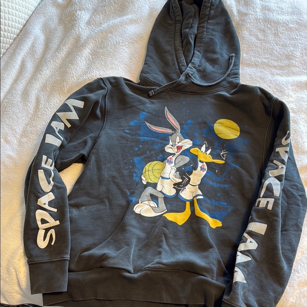 American Eagle Outfitters Gray Cartoon Sweater